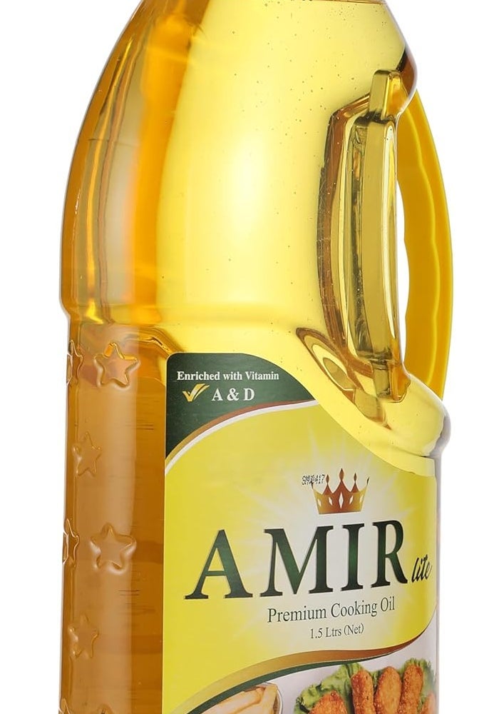 Amir Lite زيت الطهي الفاخر أمير لايت - 1.5 لتر - Image 4