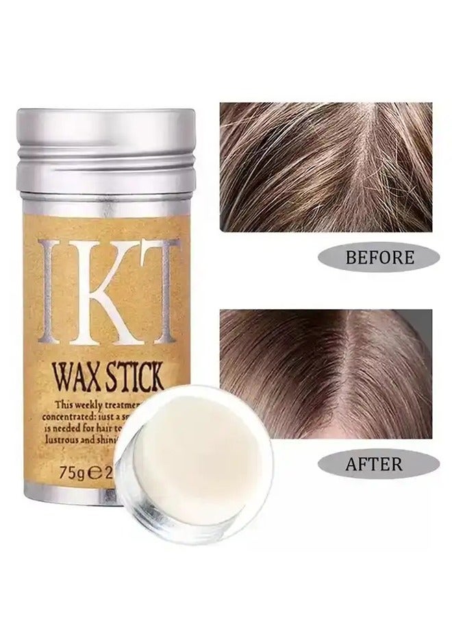 IKT Wax Stick - Hair Wax stick Strong and Long Lasting Hold Non Greasy Styling Wax for Flyaways Edge Frizz Hair Suitable for Unisex - Image 1
