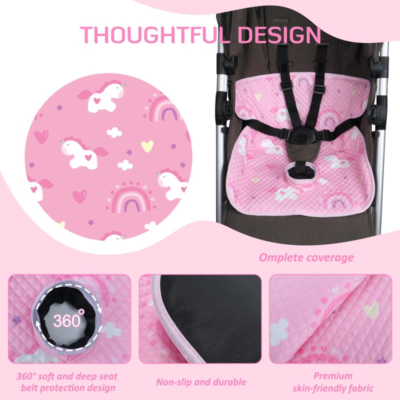 INFANZIA Dry Seat, Car Seat Protector Waterproof Carseat Liner Potty Training Toddlers, Baby and Infants, Piddle Pad for Carseats Strollers (Pink, 2 Packs) - Image 3
