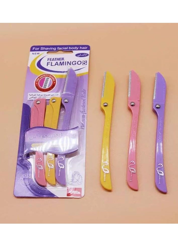 Feather-Flamingo Original Japanese Flamingo Razors | Hair Removal + Gentle Exfoliation + Ultra Smoothness - Image 2