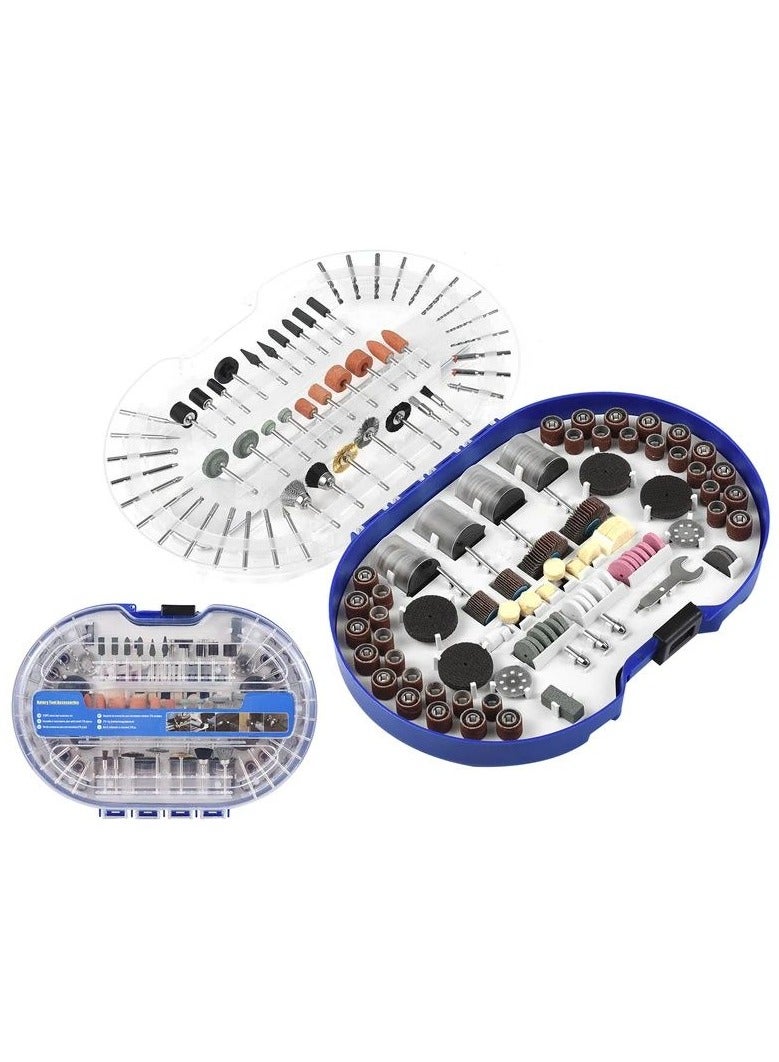Abrasive Rotary Tool Accessory Kit – 400 PCS Mini Drill Attachments for Grinding, Polishing, Cutting & Engraving – Compatible with Dremel - Image 1