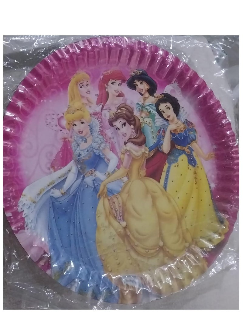 PRINCESSES PAPER PLATES 10 PCS - Image 2