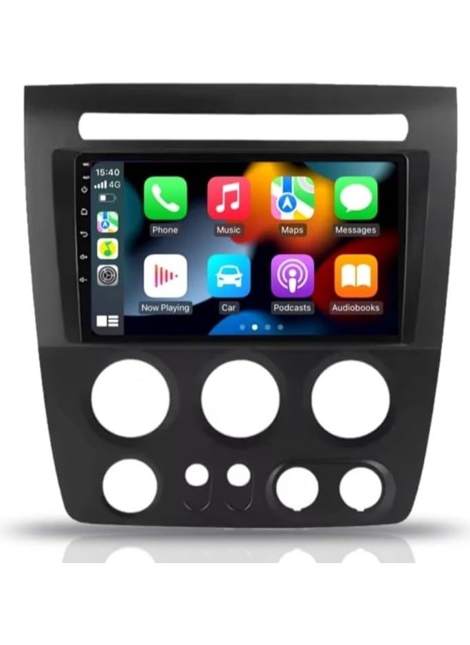 فيريكس ستيريو سيارة أندرويد لـ Hummer H3 2005-2010 يدعم Apple Carplay Android Auto لاسلكيًا 4 جيجابايت من ذاكرة الوصول العشوائي واجهة سريعة كاميرا AHD متضمنة 4G Wifi USB شاشة تعمل باللمس QLED  - Image 1