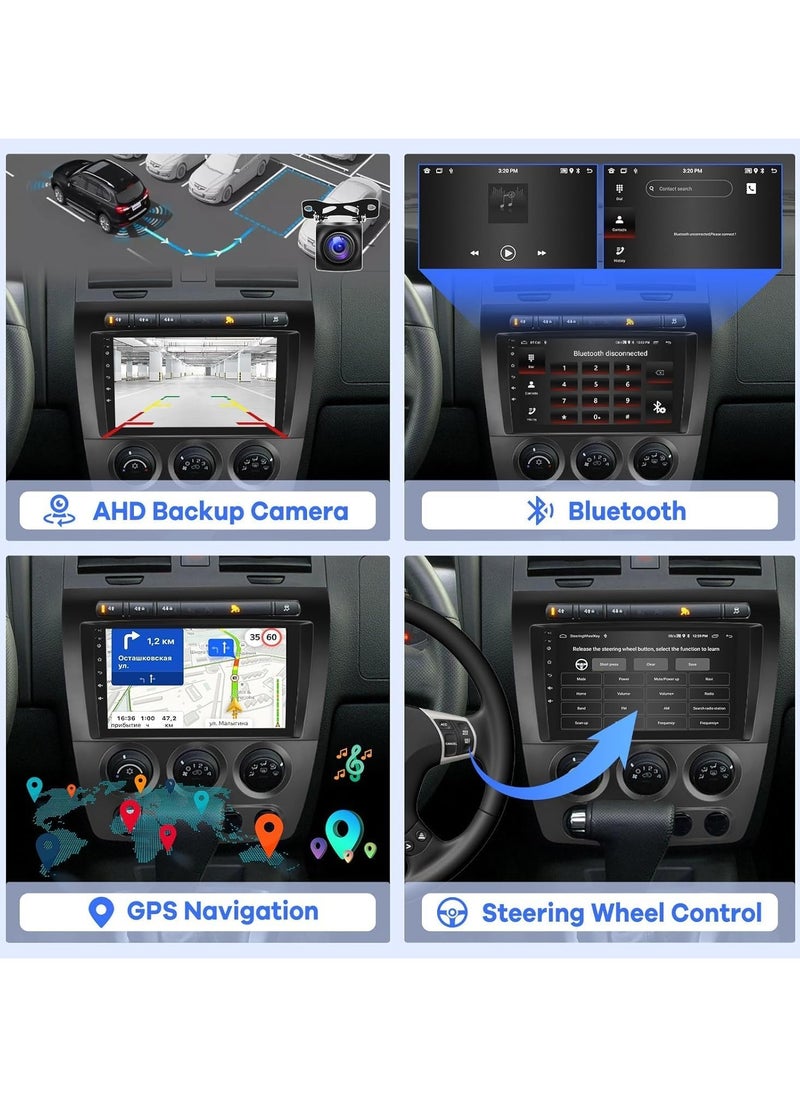 فيريكس ستيريو سيارة أندرويد لـ Hummer H3 2005-2010 يدعم Apple Carplay Android Auto لاسلكيًا 4 جيجابايت من ذاكرة الوصول العشوائي واجهة سريعة كاميرا AHD متضمنة 4G Wifi USB شاشة تعمل باللمس QLED  - Image 3
