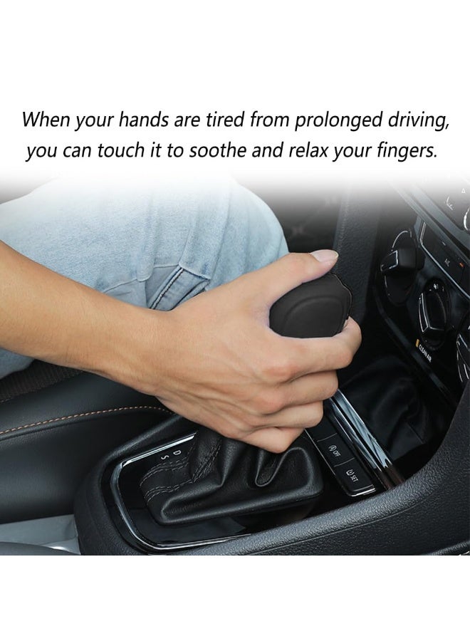 Car Gear Shift Cover - Silicone Auto Gear Shift Knob Cover - Preventing Automatic Shifter Knobs Aging - Universal Car Interior Decor Accessories for Women or Man (Black) - Image 4