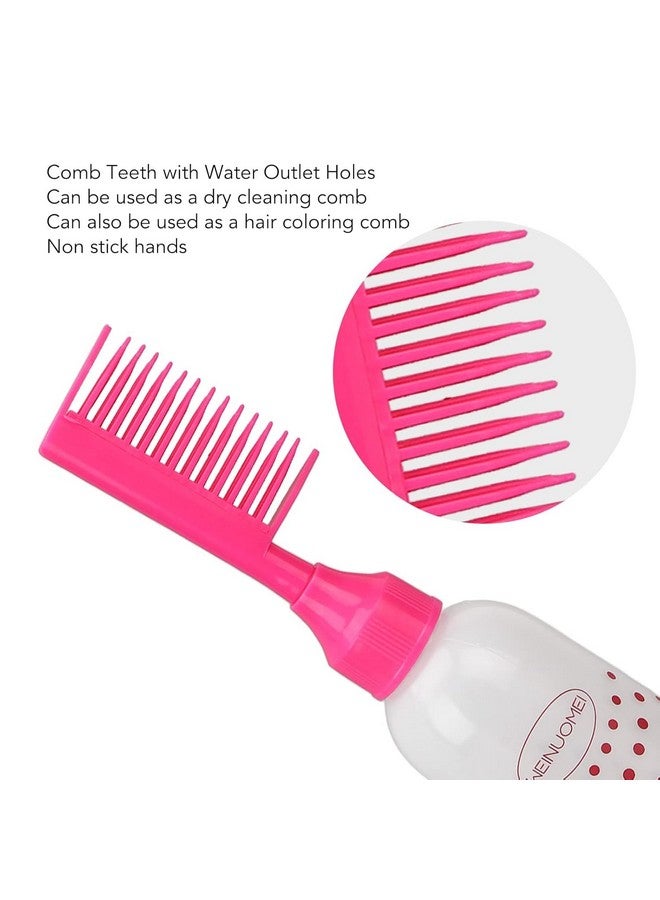 Root Comb Bottle Accessories Hair Coloring Dyeing Bottle For Home Black | Hair Care & Styling | Hair Ties & Styling Accs Pink - Image 2