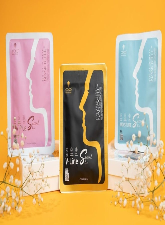 Yose Bio Mask Vegan Coconut Water Mask Sheet Hydration and Moisture Skin Rejuvenation Revitalization and Brightening Anti Aging Mat Na Sinh Hoc Yose Bio - (6 Packs/Box) - Image 4