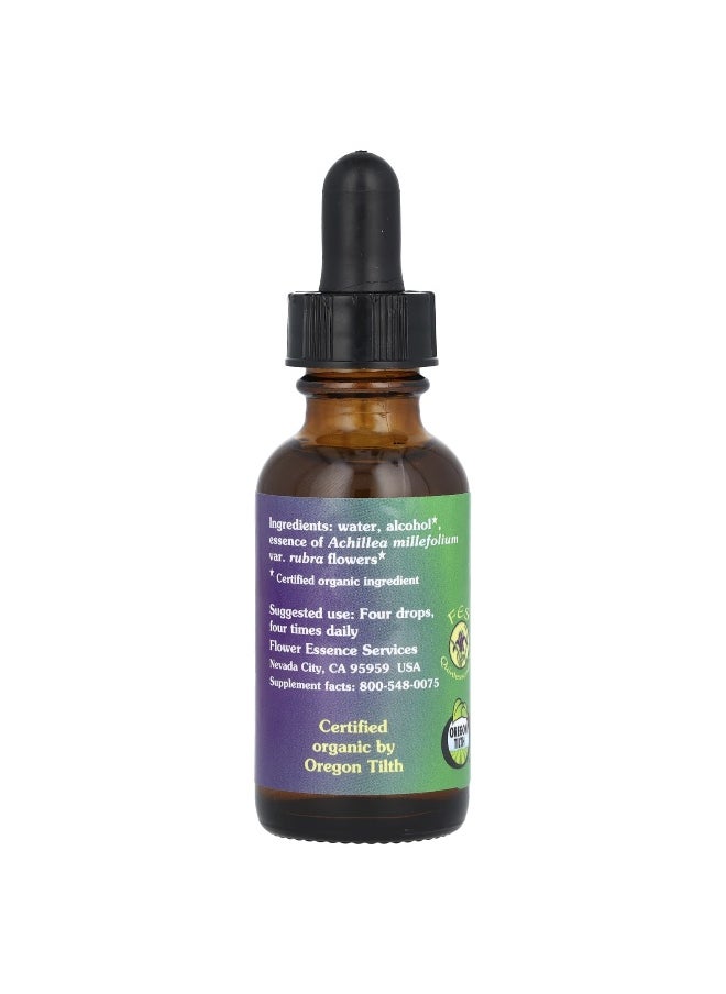 Flower Essence Services Flower Essence Services, Pink Yarrow, Flower Essence, 1 fl oz (30 ml)  - Image 2