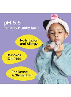 BARE ANATOMY Bare Anatomy Junior Gentle Cleansing Shampoo For Kids from 5-12 Years | Tear-Free & Hypoallergenic pH 5.5 | Coconut Milk Protein, Almond Oil, Vitamin E & Strawberry | SLS & Paraben Free | Vegan -250ml  - Image 3