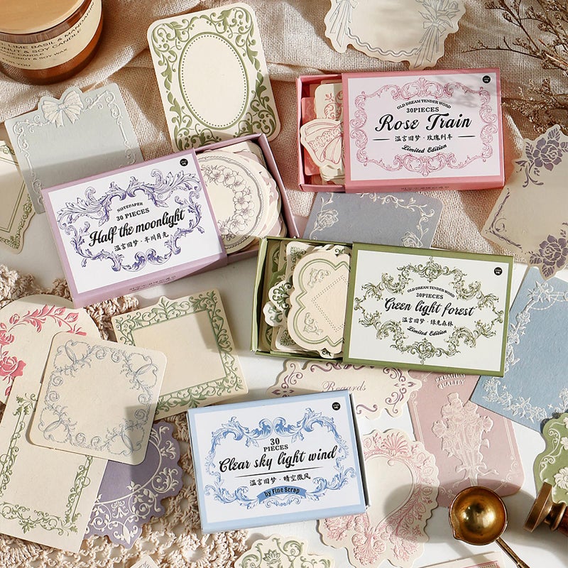 Maxleaf 120pcs Vintage Scrapbooking Letter Writing Paper for Journaling Supplies, Aesthetic Decorative Craft Material Paper for Junk Journals Planner Scrapbook - Image 2