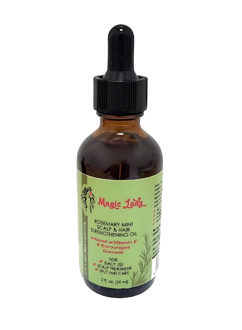 Magic Lady 3 Pack Rosemary & Mint Scalp & Hair Strengthening Oil 59ml - Image 3