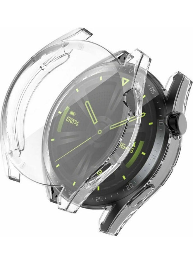 Techmaster Huawei Watch GT3 46MM Silicone Cover Case Screen Protector  - Image 3