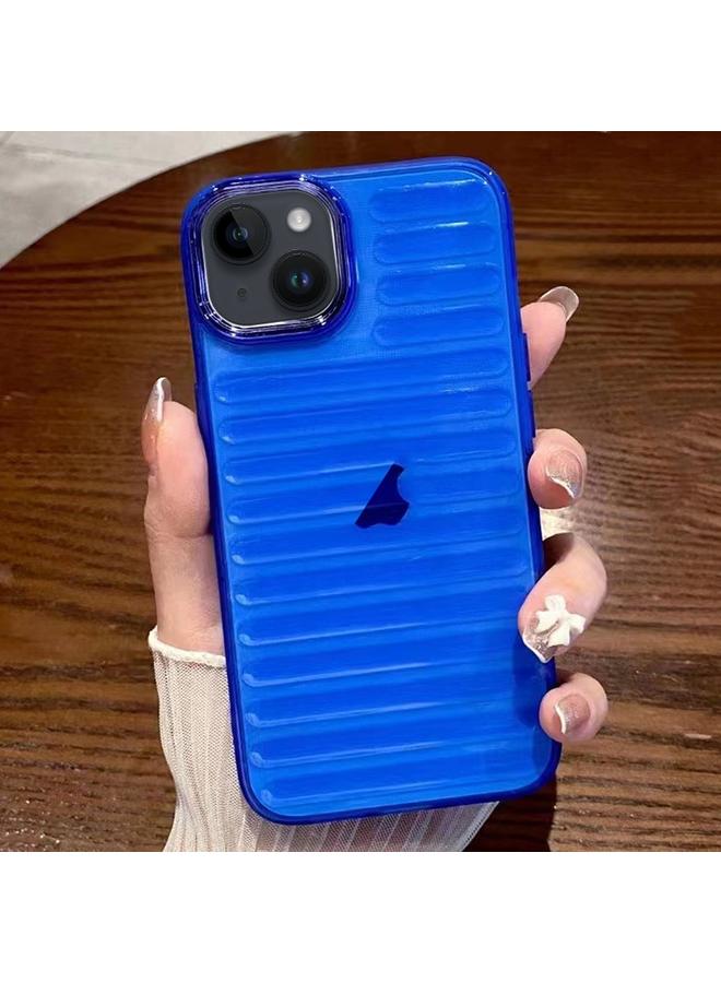 S-TOP Case For iPhone 14 Striped Electroplating TPU Transparent Phone Case - Image 1