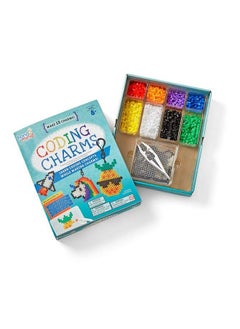 hand2mind Coding Charms 15 Science Experiments Coding For Kids Ages 812 Activity Book Colorful Fuse Bead Patterns Kids Coding Fuse Bead Kit 18 Designs And 15 Key Chains 2000 Fuse Beads  - Image 2