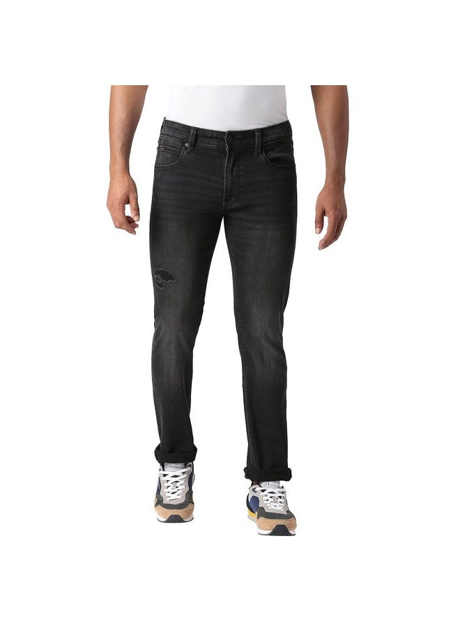 Pepe Jeans - Pepe Jeans Men's Mid Rise Slim Fit Jeans Black Used - Image 1
