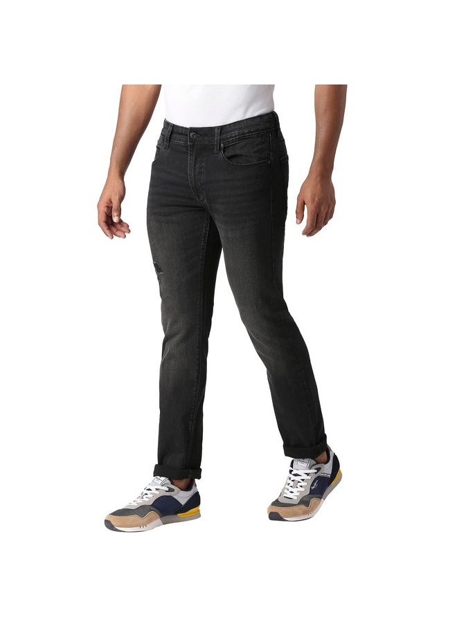 Pepe Jeans - Pepe Jeans Men's Mid Rise Slim Fit Jeans Black Used - Image 1
