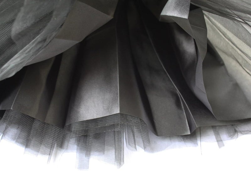 v28 Women's, Teen, Adult Classic Elastic 3, 4, 5 Layered Tulle Tutu Skirt - Image 2