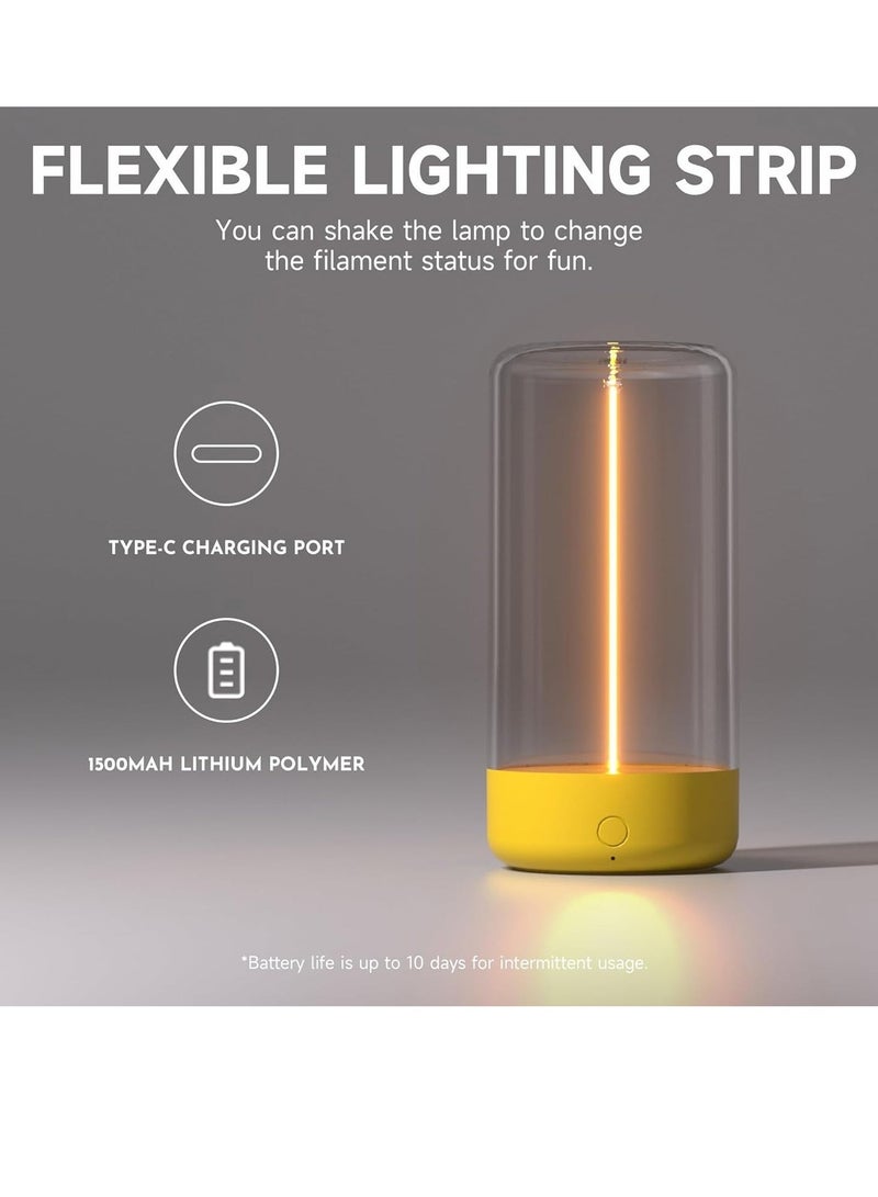 مصباح الطاولة المغناطيسي المبتكر – إضاءة LED مرنة بتصميم عصري (Filament Magnetic Lamp) - Image 2