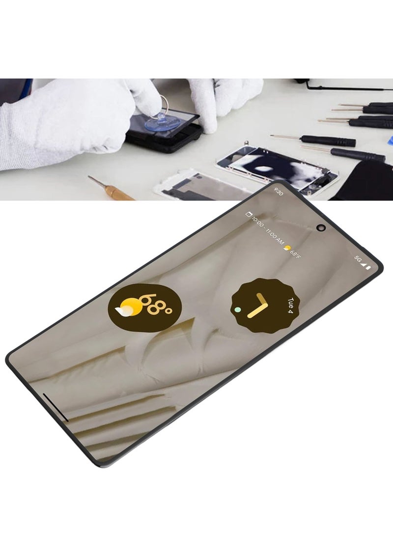 Screen Replacement 6.3 Inch 2400 X 1080px Phone Touch Screen Assembly with Repair Tools for Pixel 7 5G GVU6C GQML3  - Image 2
