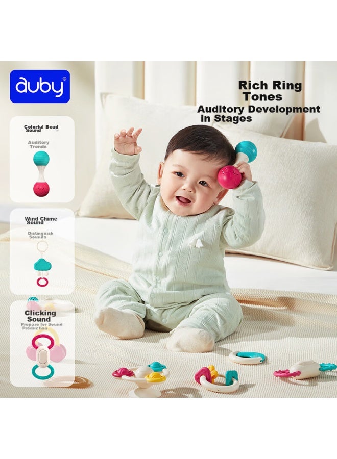 Auby Rattle Teether For 0-6 Months, Infant Soothing Toy, Newborn Gift Box, Pangdonglai Style, New Year Gift - Image 3