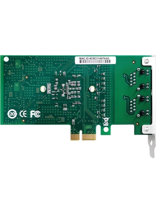 Eb-Link Intel 82575 Chip, Pci-E X1 Gigabit Dual-Port Server Network Card, 2 Network Ports, Soft Router, Ros Aggregation - Image 2