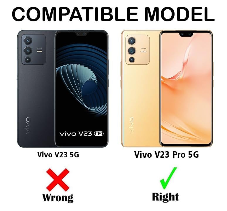 Jkobi Lifetime Anti-Yellow Clear Back Cover Case for Vivo V23 Pro (Sleek Hard Crystal | Shockproof and Camera Protection) - Image 4