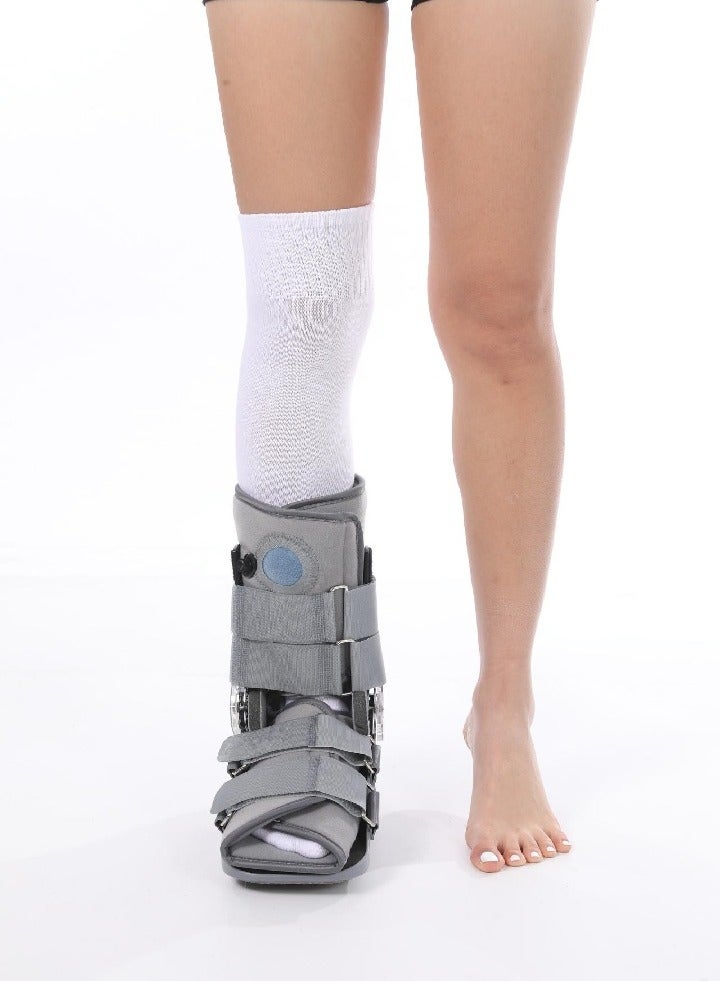 Upgraded adjustable inflatable walking boot, ankle fracture boot with adjustable chuck, one-piece injection molded sole, more stable, suitable for ankle/foot fracture, sprain, injury, protection, recovery, rehabilitation - Image 2