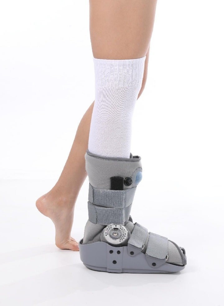 Upgraded adjustable inflatable walking boot, ankle fracture boot with adjustable chuck, one-piece injection molded sole, more stable, suitable for ankle/foot fracture, sprain, injury, protection, recovery, rehabilitation - Image 4