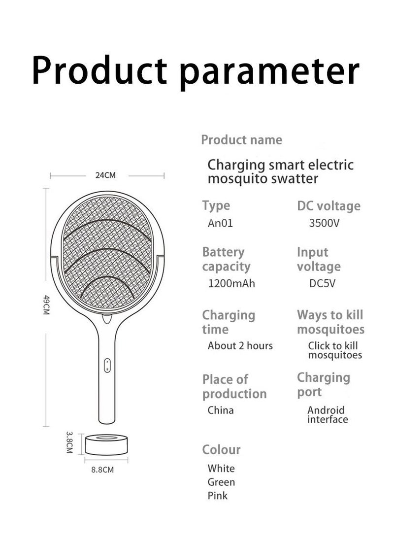 5 in 1 Electric Flies Swatter Killer Mosquito Trap