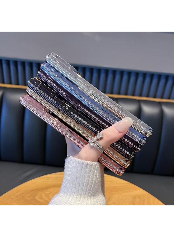 اس-توب جراب لهاتف iPhone 14 Pro Max من مادة TPU اللامعة ذات التموجات المائية الماسية المتدرجة - Image 3