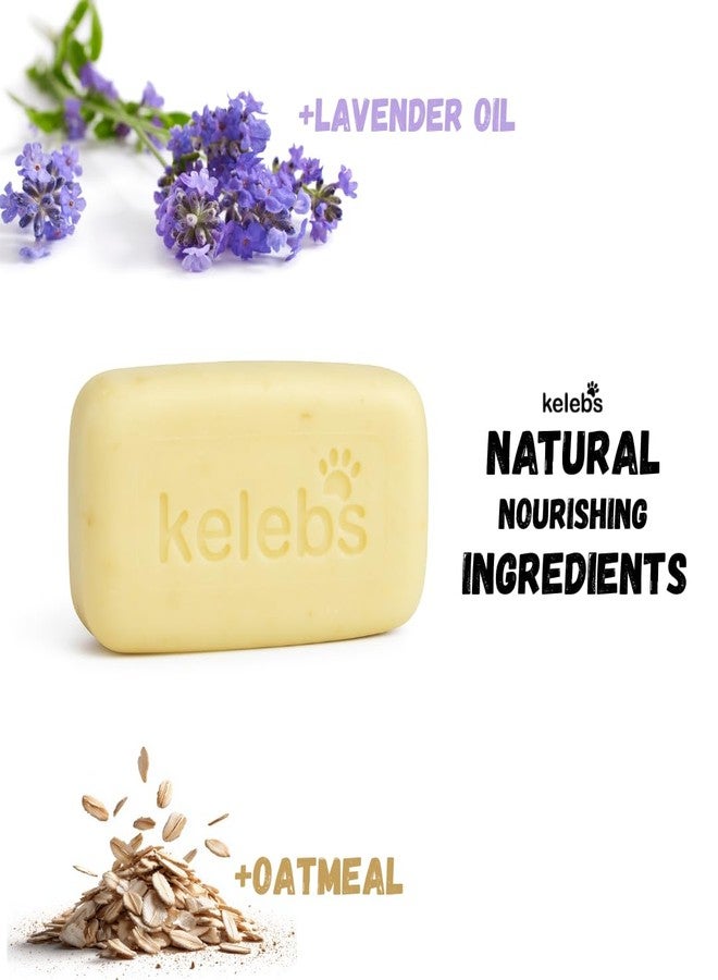 Kelebs Dog Shampoo | Allergies and itching | Dog Shampoo for Sensitive Skin | All Natural Dog Soap Bar with Lavender Oil & Oatmeal | No Plastic Vegan | 9 - Value Pack - Image 4