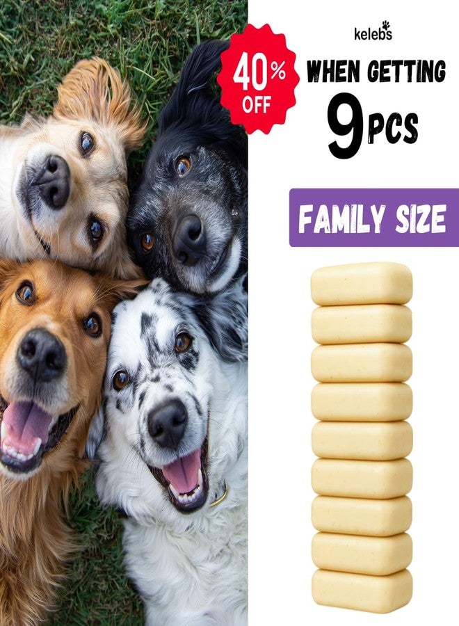 Kelebs Dog Shampoo | Allergies and itching | Dog Shampoo for Sensitive Skin | All Natural Dog Soap Bar with Lavender Oil & Oatmeal | No Plastic Vegan | 9 - Value Pack - Image 2
