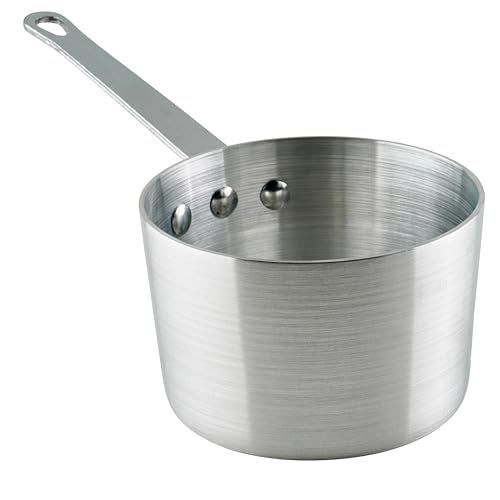 Winco Heavy-Duty Aluminum Tapered Sauce Pan, 3mm, 1.5 Quart - Image 1