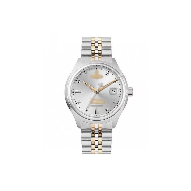 Western Queen Mothers Watch Vivian Simple White Moonlight Red Riding Book Same Style Octagonal Exquisite Diamond-encrusted Middle Ancient Womens Watch VV311 White