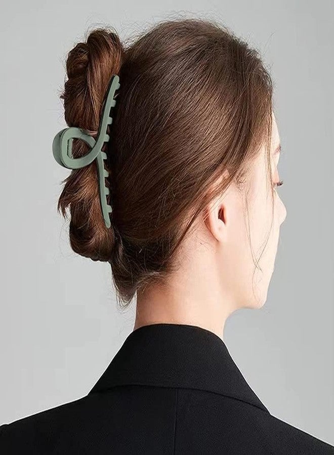 Xarnish Set of 4 Matte Finish Cross-Loop Hair Claw Clips for Women - Unique Design, Durable Grip, Cross Loop Hair Claw Clips Multicolor Hair Accessories - Image 5