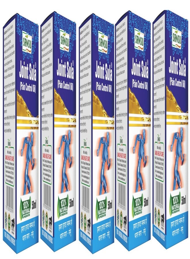 Sansu Joint Sula Oil (Pain Control Oil) 50ml, (Pack of 5) - Image 1