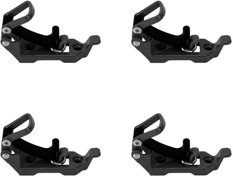 Fixture Zinc Alloy Multipurpose Tool Rack for Canoe Boat Car Roof Black - Image 1