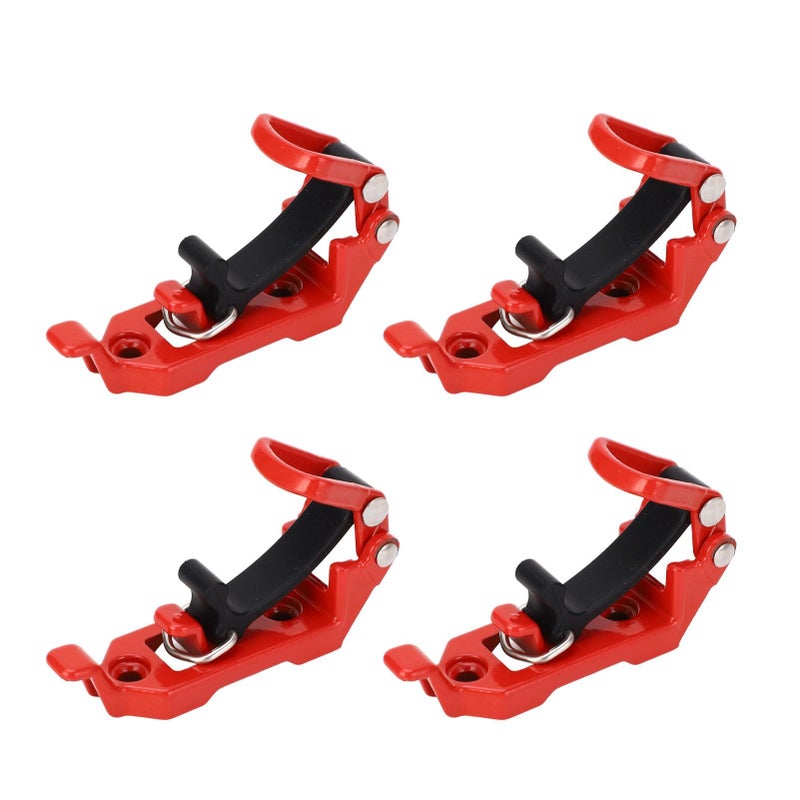 Fixture Zinc Alloy Multipurpose Tool Rack for Canoe Boat Car Roof Black - Image 5