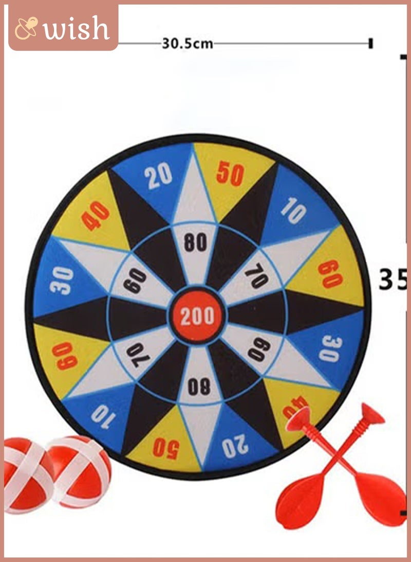 Wish Dart Board Toy for Kids with Sticky Balls, Indoor/Outdoor Archery Toy Set Party Play Game Set Target Shooting Toys, Birthday Gifts for Boys Girls - Image 2