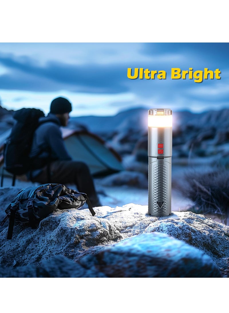 XiuWoo Portable Rechargeable Camping Light, Multi-Functional Outdoor Light,Telescoping Light, Telescopic Camping Lantern, Cordless Work Light with Adjustable Stand, 15 Color - Image 5