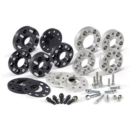 HR H&R B10055571 DRA-System Wheel Spacer Set 100mm per axle Pattern 5x112-Hub 57,1mm-Bolt Size M14x1,5-Audi/Ford/Bentley/Seat/Skoda/Volkswagen-Black - Image 1
