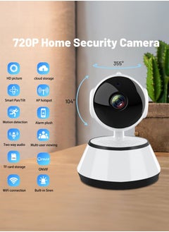 Generic Wireless Network IP Pet Home Camera Video Recording Motion Detection with Two-Way Audio and Night Vision Pet Camera for Home Indoor Use  - Image 5