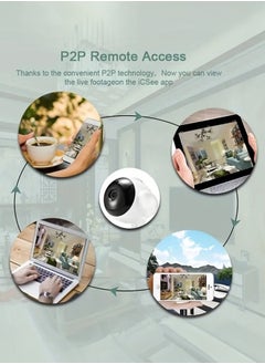 Generic Wireless Network IP Pet Home Camera Video Recording Motion Detection with Two-Way Audio and Night Vision Pet Camera for Home Indoor Use  - Image 3
