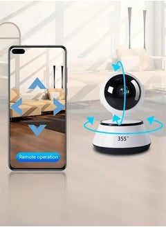 Generic Wireless Network IP Pet Home Camera Video Recording Motion Detection with Two-Way Audio and Night Vision Pet Camera for Home Indoor Use  - Image 1