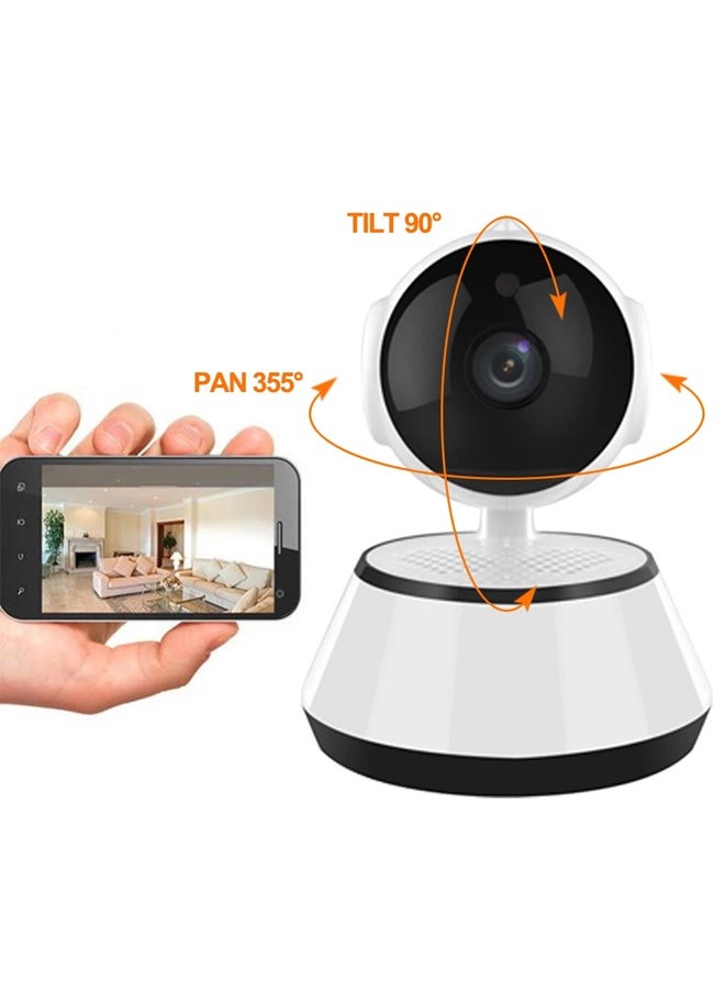 Generic - Wireless Network IP Pet Home Camera Video Recording Motion Detection with Two-Way Audio and Night Vision Pet Camera for Home Indoor Use - Image 1