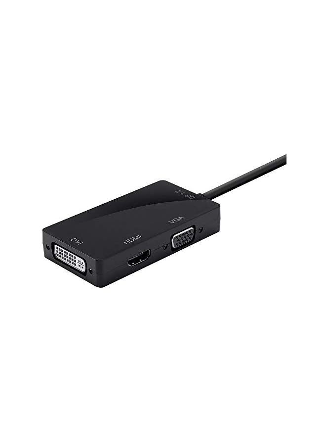 Monoprice Displayport 1.2A To 4K Hdmi, Dual Link Dvi, And Vga Passive Adapter, Black (112802) - Image 2