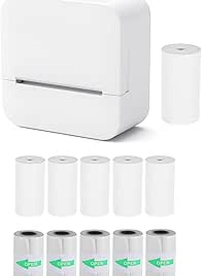 57mm Bluetooth Thermal Label Printer Portable Sticker Maker Rechargeable Battery iOS Mobile Printing - Image 1