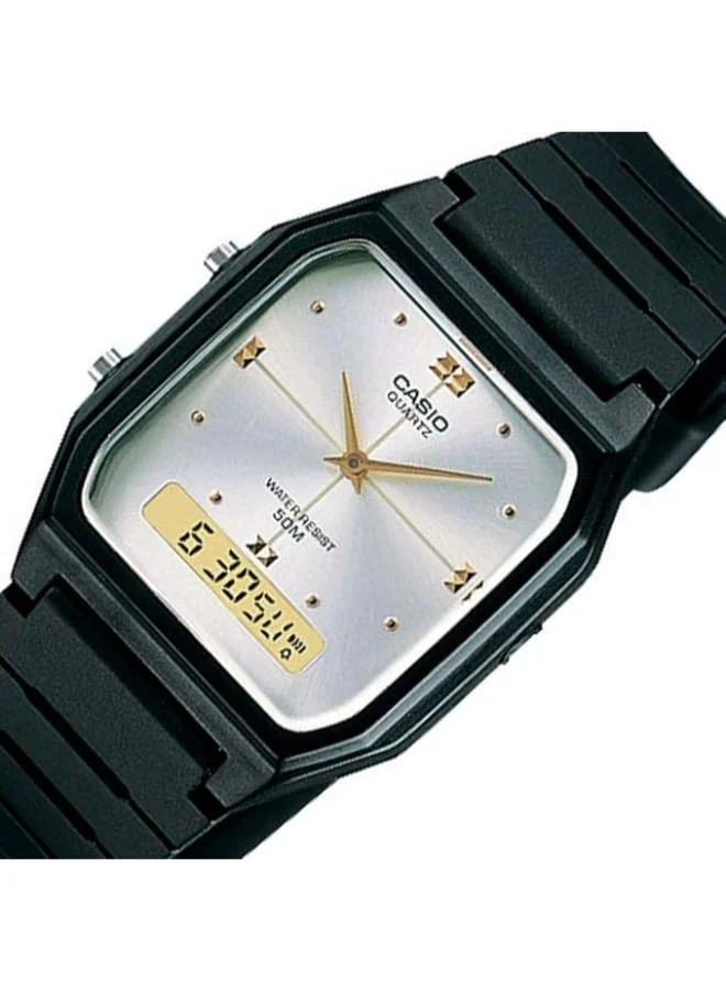 CASIO Men's Plastic Analog Watch AW-48HE-7AVDF - 31.5 mm