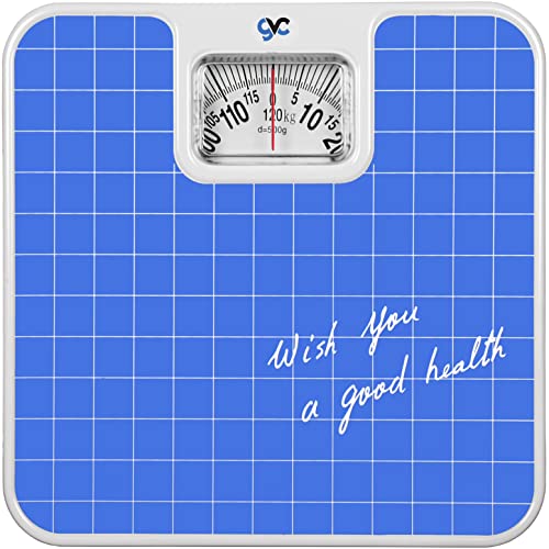 GVC Iron Analog Weight Machine - Manual Weighing Scale (Upto 120Kg Capacity), Blue - Image 5