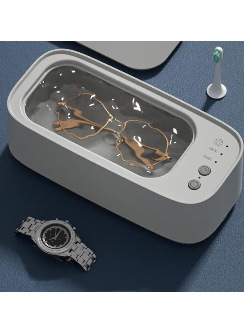 Ultrasonic Cleaner, 45khz Ultrasonic Jewellery Cleaner, Portable And Low Noise Jewellery Cleaner Ultrasonic, for Cleaning Jewelry, Eyeglasses, Watches, Ring, Necklace  - Image 3